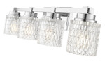 Z-Lite - 6101-4V-CH - Four Light Vanity - Jacqueline - Chrome