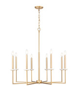 Z-Lite - 6100-8MGLD - Eight Light Chandelier - Gaultier - Mordern Gold
