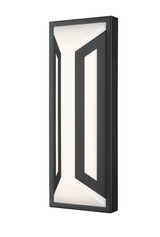 Z-Lite - 5028M-BK-LED - LED Outdoor Wall Mount - Banff - Sand Black