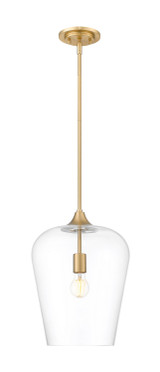 Z-Lite - 473P12-BBR - One Light Pendant - Joliet - Burnished Brass