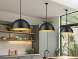 Z-Lite - 4501P24-MB - Three Light Pendant - Vega - Matte Black