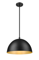 Z-Lite - 4501P16-MB - One Light Pendant - Vega - Matte Black