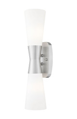 Z-Lite - 4504-2S-BN - Two Light Wall Sconce - Emrys - Brushed Nickel