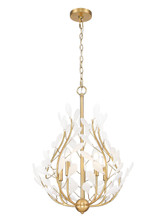 Z-Lite - 353-24MGLD - Five Light Chandelier - Claudine - Modern Gold