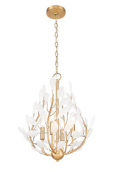 Z-Lite - 353-18MGLD - Four Light Chandelier - Claudine - Modern Gold