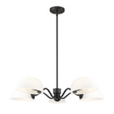 Z-Lite - 3048-5MB - Five Light Chandelier - Breton - Matte Black