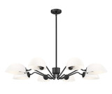 Z-Lite - 3048-8MB - Eight Light Chandelier - Breton - Matte Black