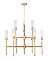 Z-Lite - 3047-9MGLD - Nine Light Chandelier - Esme - Modern Gold
