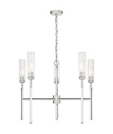 Z-Lite - 3047-5BN - Five Light Chandelier - Esme - Brushed Nickel