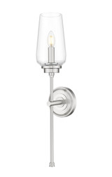 Z-Lite - 2013-1S-BN - One Light Wall Sconce - Clara - Brushed Nickel