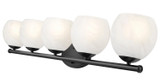 Z-Lite - 1963-5V-MB - Five Light Vanity - Colette - Matte Black