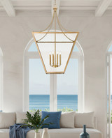 Z-Lite - 1961-8RB - Eight Light Chandelier - Montalcino - Rubbed Brass