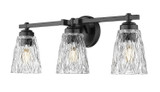 Z-Lite - 1960-3V-MB - Three Light Vanity - Andree - Matte Black
