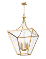 Z-Lite - 1961-6RB - Six Light Chandelier - Montalcino - Rubbed Brass