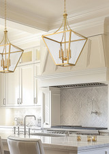 Z-Lite - 1961-6RB - Six Light Chandelier - Montalcino - Rubbed Brass