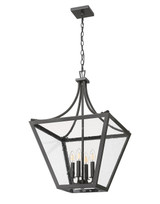 Z-Lite - 1961-4C-IO - Four Light Chandelier - Montalcino - Iron Ore