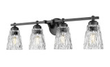 Z-Lite - 1960-4V-MB - Four Light Vanity - Andree - Matte Black