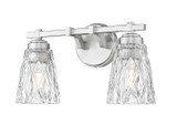 Z-Lite - 1960-2V-BN - Two Light Vanity - Andree - Brushed Nickel