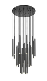 Z-Lite - 919MP24-27R-MB-LED - LED Chandelier - Forest - Matte Black