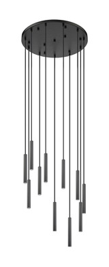 Z-Lite - 919MP12-11R-MB-LED - LED Chandelier - Forest - Matte Black