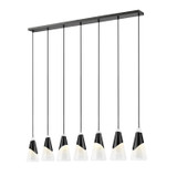 Z-Lite - 828P7-7L-MB - Seven Light Linear Chandelier - Aimie - Matte Black