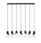 Z-Lite - 828P7-7L-MB - Seven Light Linear Chandelier - Aimie - Matte Black