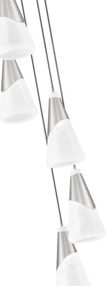 Z-Lite - 828P7-5R-BN - Five Light Chandelier - Aimie - Brushed Nickel