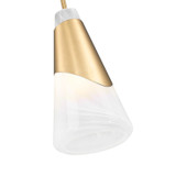 Z-Lite - 828P6-MGLD - One Light Pendant - Aimie - Modern Gold