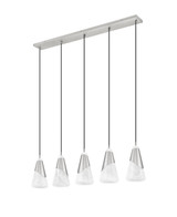 Z-Lite - 828P6-5L-BN - Five Light Linear Chandelier - Aimie - Brushed Nickel