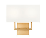 Z-Lite - 815-2S-RB - Two Light Wall Sconce - Saxon - Rubbed Brass