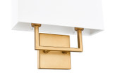 Z-Lite - 815-2S-RB - Two Light Wall Sconce - Saxon - Rubbed Brass