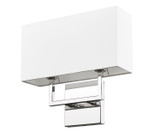 Z-Lite - 815-2S-PN - Two Light Wall Sconce - Saxon - Polished Nickel