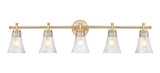 Z-Lite - 7519-5V-MGLD - Five Light Vanity - Belle - Modern Gold