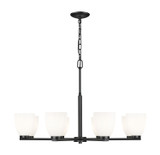 Z-Lite - 7518-8MB - Eight Light Chandelier - Naya - Matte Black