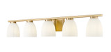 Z-Lite - 7518-5V-MGLD - Five Light Vanity - Naya - Modern Gold