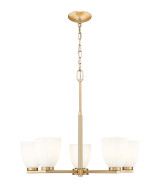 Z-Lite - 7518-5MGLD - Five Light Chandelier - Naya - Modern Gold