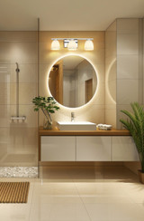 Z-Lite - 7518-3V-CH - Three Light Vanity - Naya - Chrome