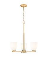Z-Lite - 7518-3MGLD - Three Light Chandelier - Naya - Modern Gold