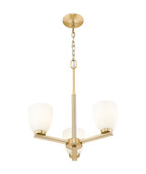 Z-Lite - 7518-3MGLD - Three Light Chandelier - Naya - Modern Gold