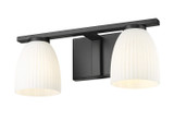 Z-Lite - 7518-2V-MB - Two Light Vanity - Naya - Matte Black