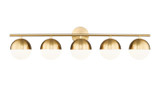 Z-Lite - 7517-5V-MGLD - Five Light Vanity - Realm Sphere - Modern Gold