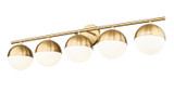 Z-Lite - 7517-5V-MGLD - Five Light Vanity - Realm Sphere - Modern Gold