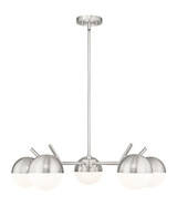 Z-Lite - 7517-5BN - Five Light Chandelier - Realm Sphere - Brushed Nickel