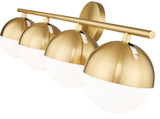 Z-Lite - 7517-4V-MGLD - Four Light Vanity - Realm Sphere - Modern Gold