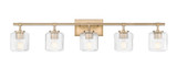 Z-Lite - 7515-5V-MGLD - Five Light Vanity - Landon - Modern Gold