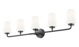 Z-Lite - 7005-5V-MB - Five Light Vanity - Montford - Matte Black