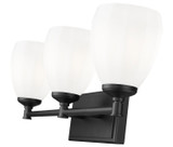 Z-Lite - 7004-3V-MB - Three Light Vanity - Oren - Matte Black