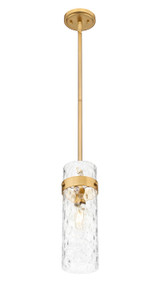 Z-Lite - 7002P5-ROD-RB - One Light Pendant - Fontaine - Rubbed Brass