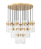 Z-Lite - 7002P5-27R-RB - 27 Light Chandelier - Fontaine - Rubbed Brass