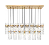Z-Lite - 7002P5-23L-RB - 23 Light Linear Chandelier - Fontaine - Rubbed Brass